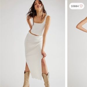 Free People Encinitas Sweater Set - Skirt Only